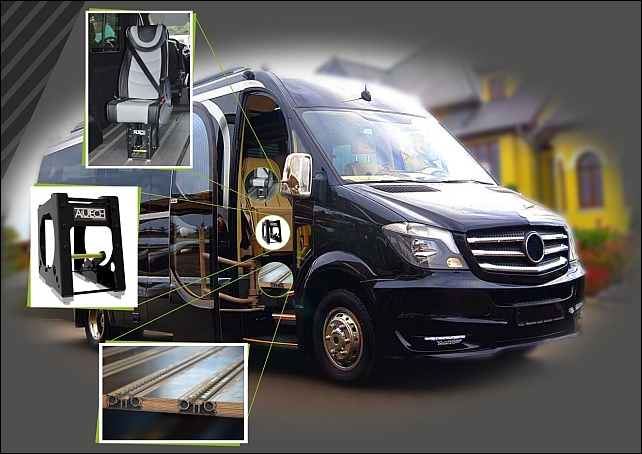 ALU TECH - subcomponent for outfitting BUS vehicles